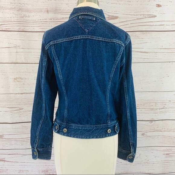 Tommy Hilfiger denim jean jacket pockets - Picture 2 of 12